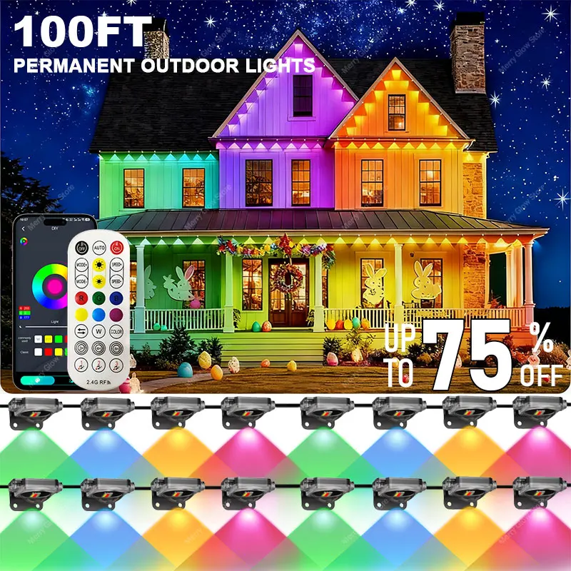 100FT 60LED Permane… - image