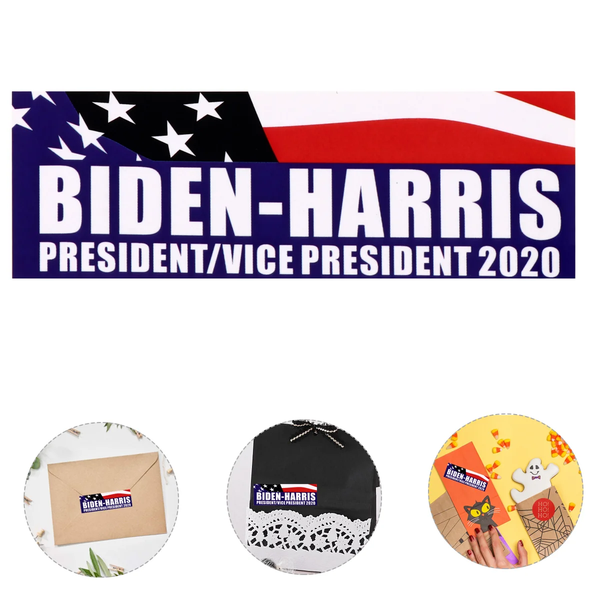 5 Pcs Harris 2020 Stickers for Election Car Biden American Presidential Face Blue