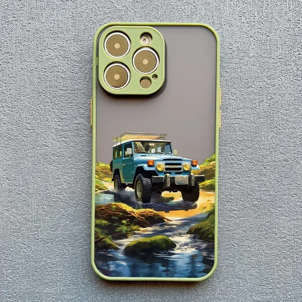Reise-Landschafts-Bus-Handyhülle für iPhone 17 16 15 11 14 Pro Max 16 15 Plus XS X XR 13 12 Pro Max Mini Stoßfeste Rückabdeckungen – Detail 12