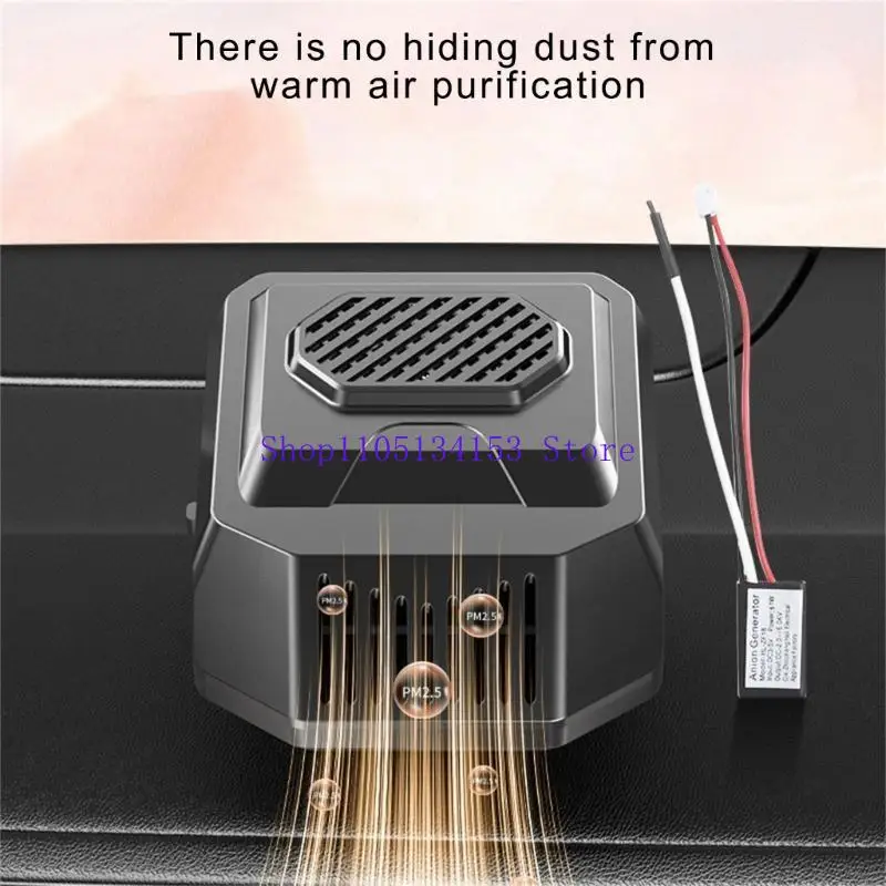hg89 Car Heater with 360 Degree Rotation Multifunction  Car Heater & Defroster Simple Installs for Defrosting & Enhances In Car
