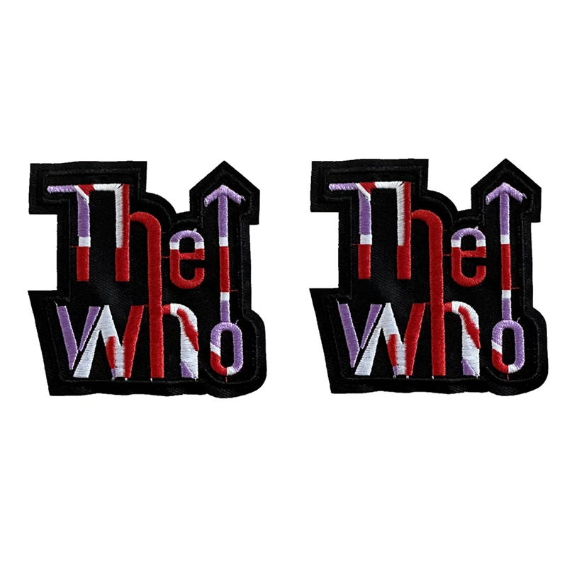 THE WHO TOOL RED CUSTOM IRON ON PATCH BADGE PINK LIPS ON HAND STICKER FOR CLOTHING BAG DIY HANDMADE HOT SALE SEWING ACCESSORY