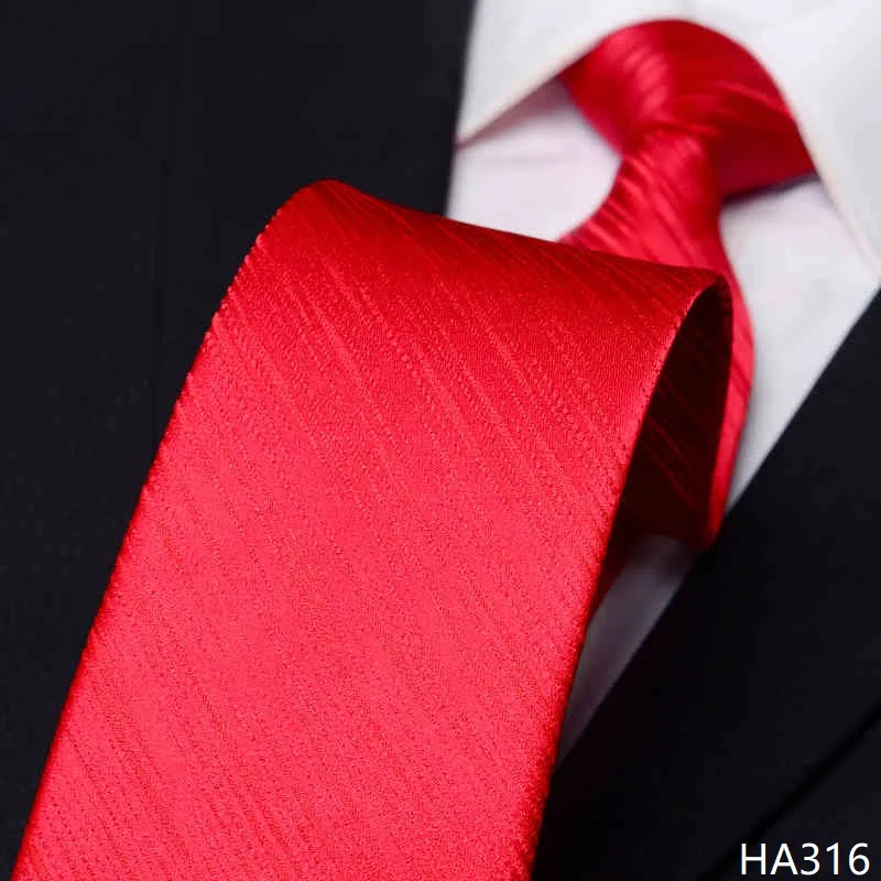 高品質赤色太細線模様ネクタイ-メンズフォーマルウェア-ビジネスシャツアクセサリー-幅8cm-ハンドメイド結びネクタイ