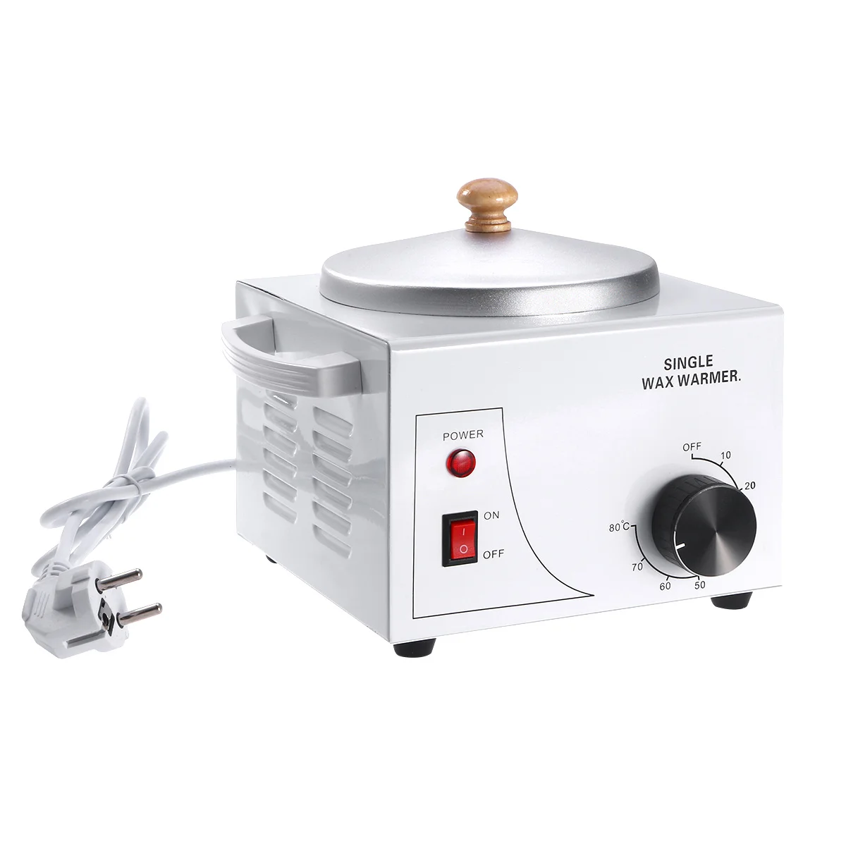 Chauffe-cire à Pot unique pour Salon professionnel, grand chauffe-cire épilatoire, contrôle de la température réglable, Pot en aluminium amovible