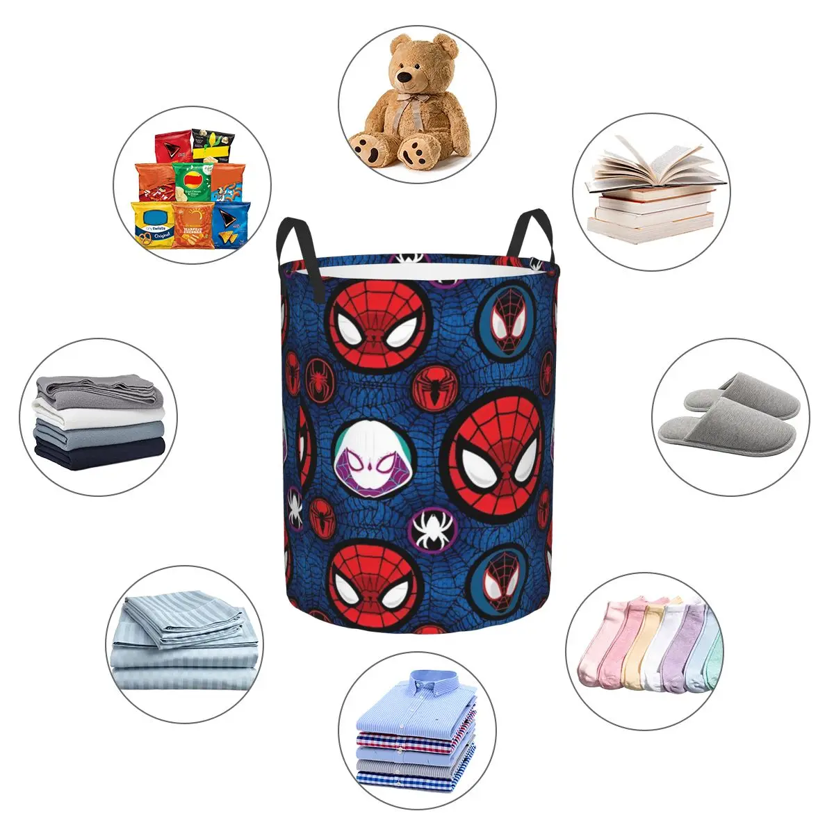 Spider Man Baby Toy Baskets Bins Lovely Organizer Storage Box For Playhouse