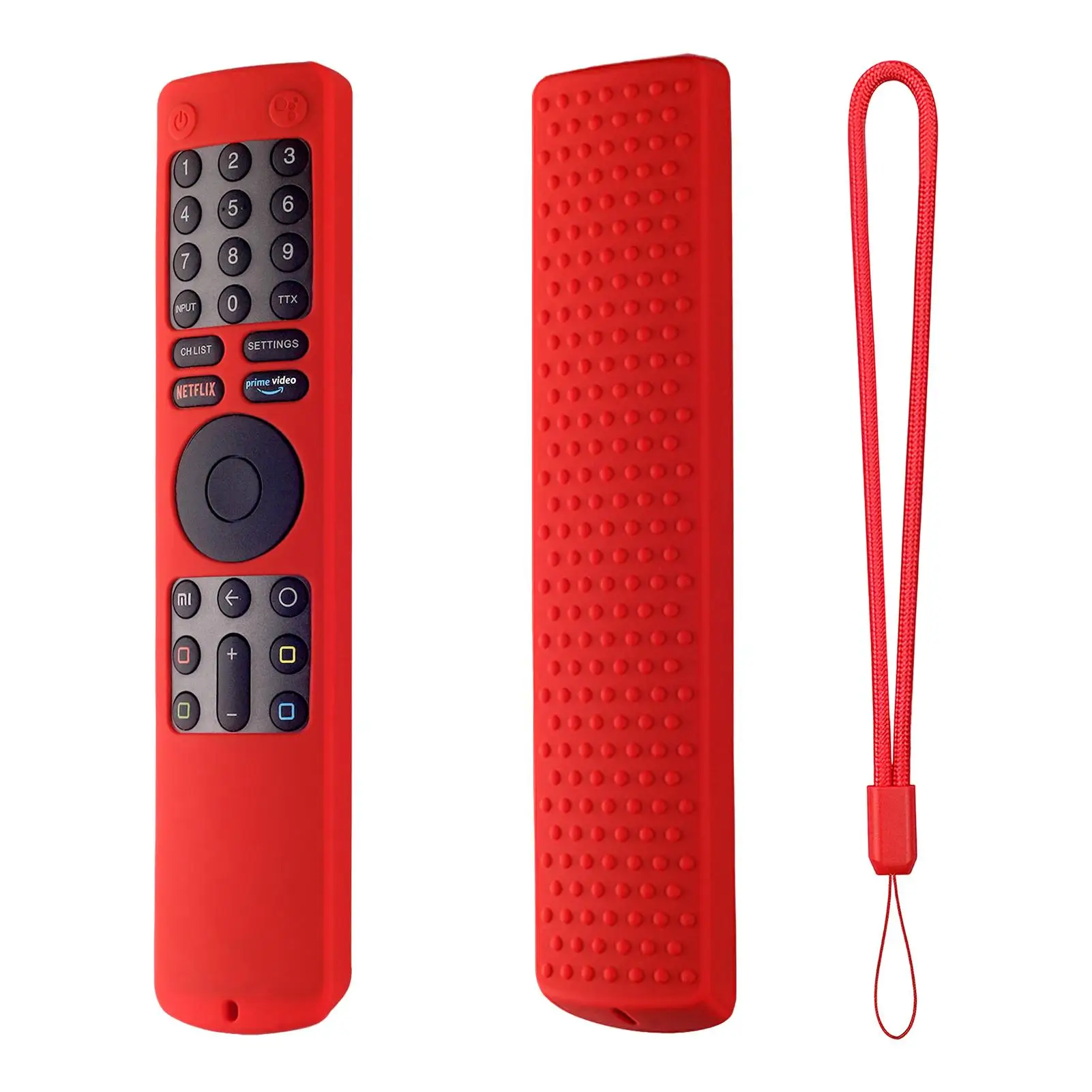 Remote Control Case For Xiaomi Mi 4S TV Remote Cover Silicone Protective Shockproof Protector With Lanyard Control Holder