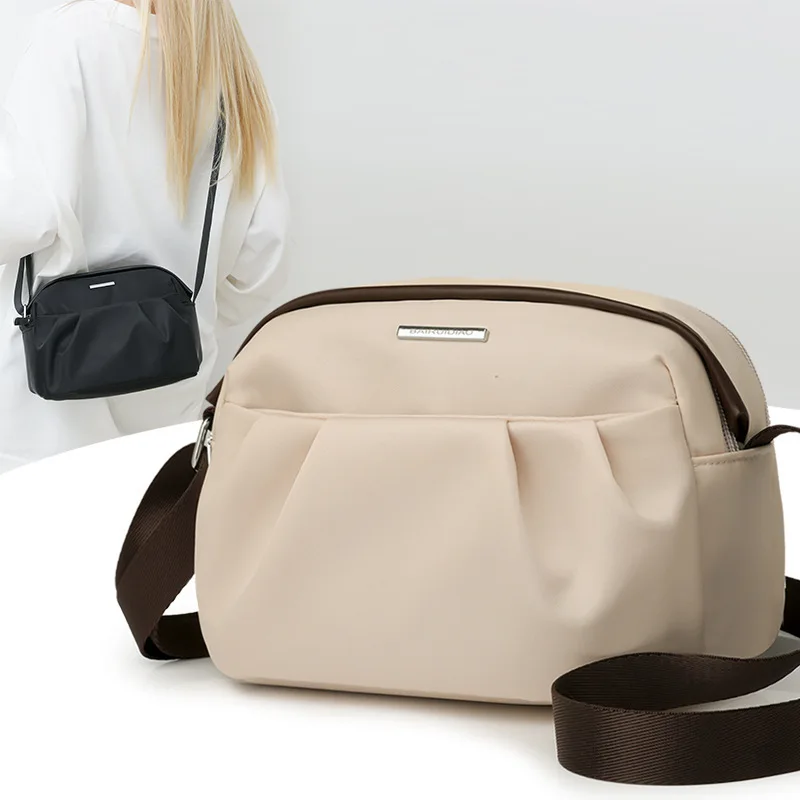 Crossbody bag versatile and lightweight 2026 spring and summer fashion shoulder bag Oxford cloth mother bag waterproof