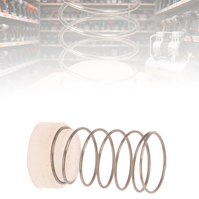 1PC Compressore d'aria Cuscinetti di tenuta in gomma Set di molle Valvola di ritegno del compressore d'aria Molla a bobina per compressore d'aria tipo 65/90/95/105