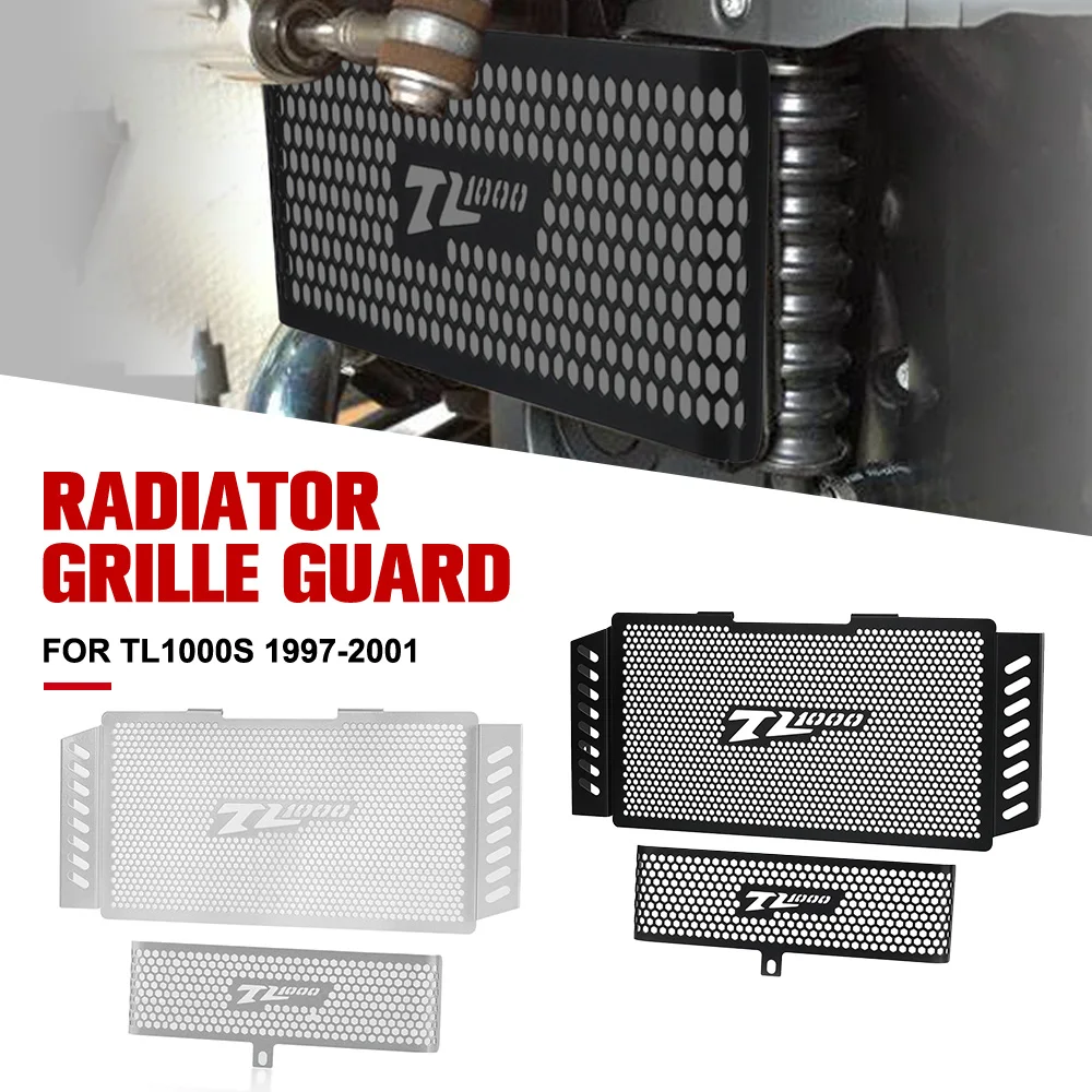 

Motorcycle Radiator Grille Guard Protector Cover For Suzuki TL1000S 1997-1998-1999-2000-2001 Accessories Aluminum TL 1000 S