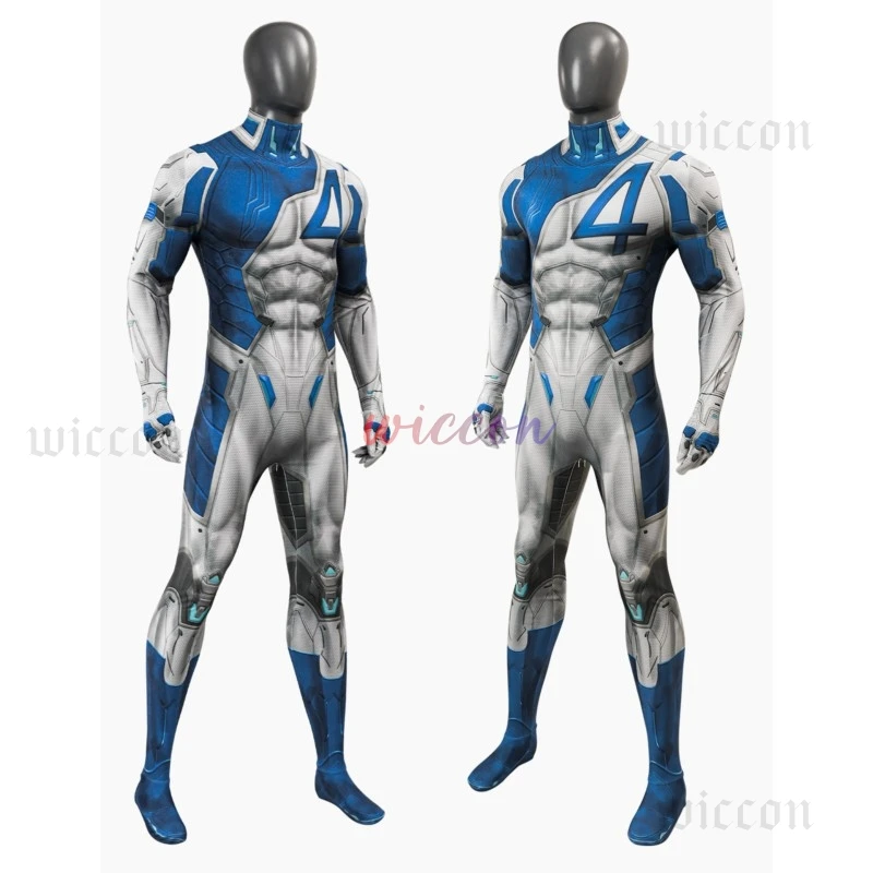 Rivals Reed Richards Cosplay superhéroe LICRA Zentai mono trajes Mr fantástico mono Halloween carnaval fiesta trajes