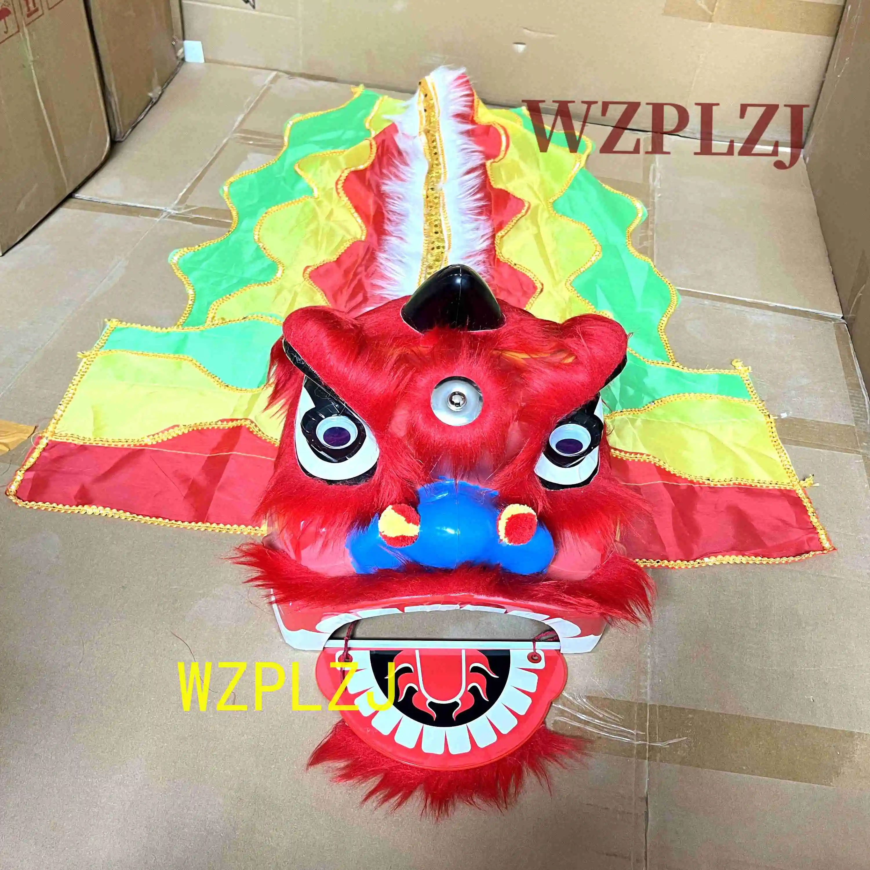 يوم عيد الميلاد 3-5 سن طفل 12 بوصة الأسد ملابس رقص طفل صبي فتاة الطفل حفلة أداء الرياضة كرنفال المرحلة الصين #5