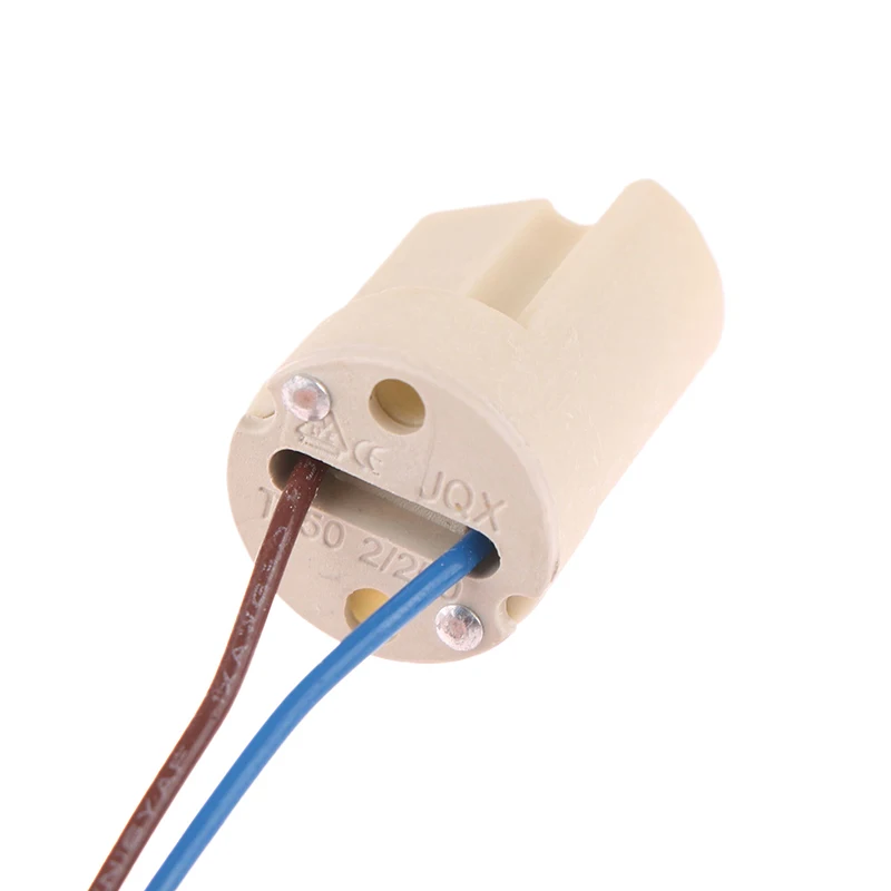 1 pz G9 Base della lampada connettore in ceramica presa di Base con linea di 15CM per lampadina alogena a LED portalampada G9