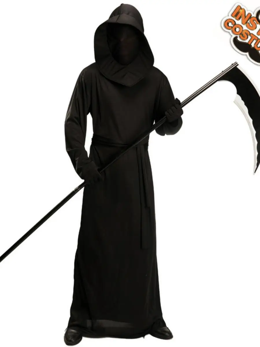 남성용 블라 데빌 할로윈 코스튬 임 레이퍼 무대 공연 의상 역할극 의상 수확 축제 낫 괴물