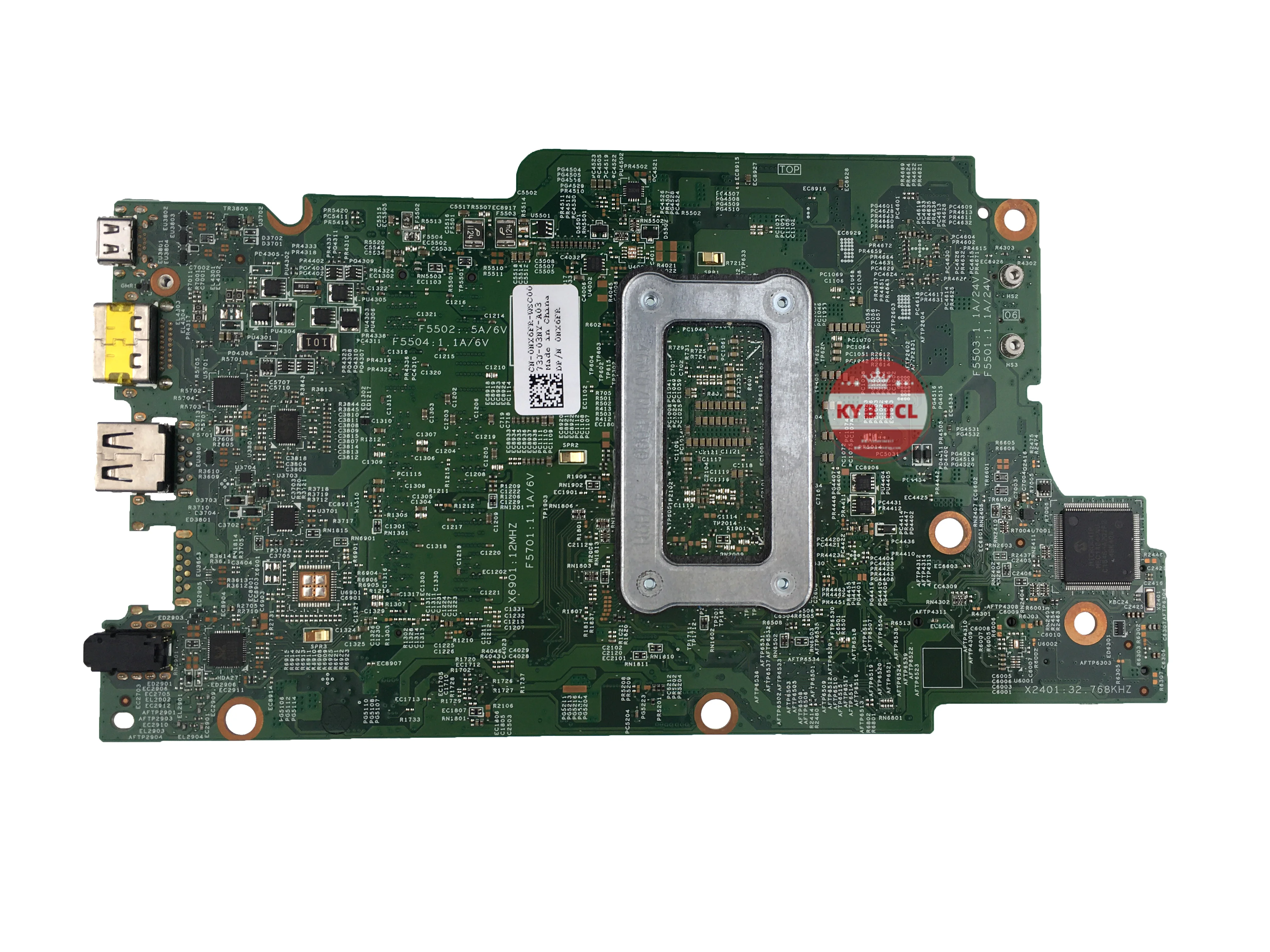 Imagem -02 - Placa-mãe Portátil para Dell Inspiron 17 7779 P30e 152641 Nx6fr Cn0nx6fr 0nx6fr I37100u i5 I7-7500u Cpu