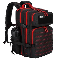 LHI 25L/35L/45L Gym Backapck Tactical Athlete Sports Fitness Bag Exercise Workout Weekend Travel Daypack with Bottle Holder