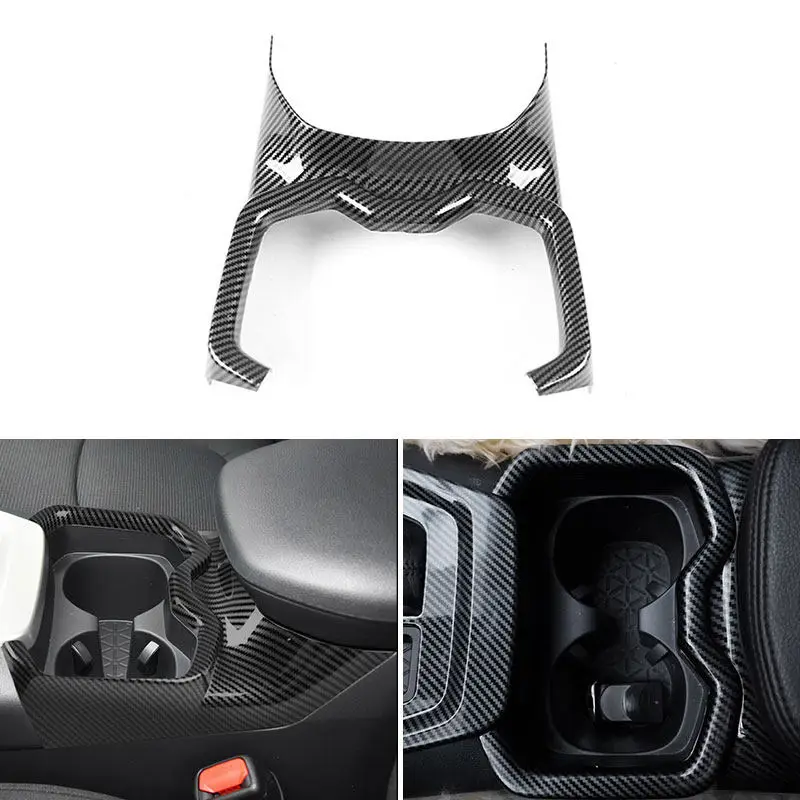 For Toyota RAV4 XA50 2019 2020 2021 2022 2023 RAV 4 Hybrid ABS Car Front Row Water Cup Holder Cover Trim Accessories Sticker