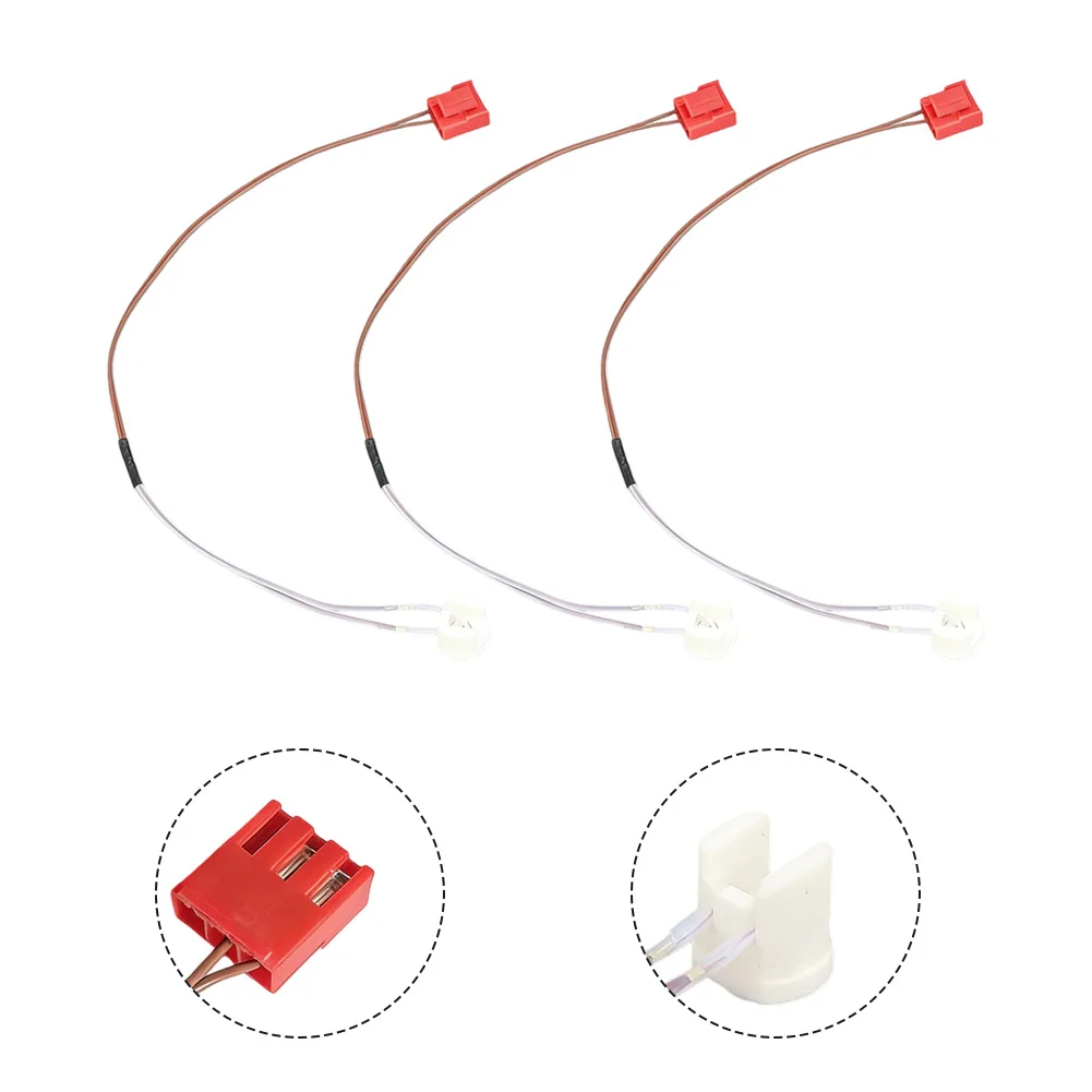 3Pcs Temperature Sensors With Square Connectors For 2000W And 5000W Diesel Parking Heaters Ceramic Temperature Sensors Car Parts