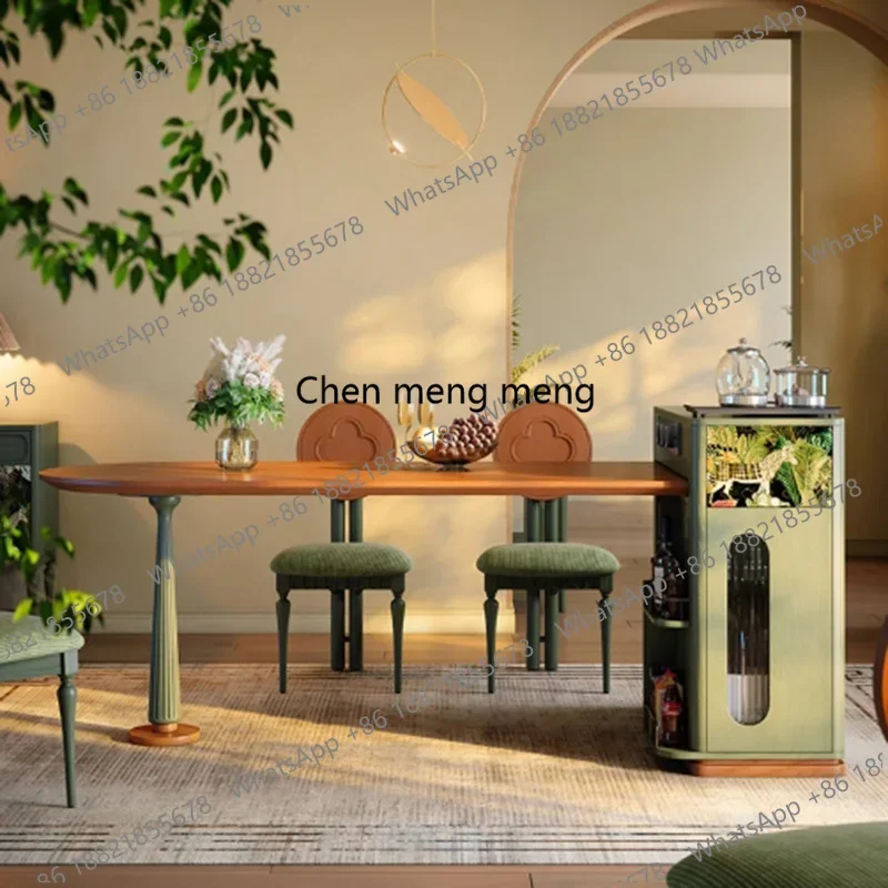 

Обеденный стол K178 Garden Designer: Скандинавский современный кухонный стол, деревянная консоль, кофейные стулья, угловая мебель для дома