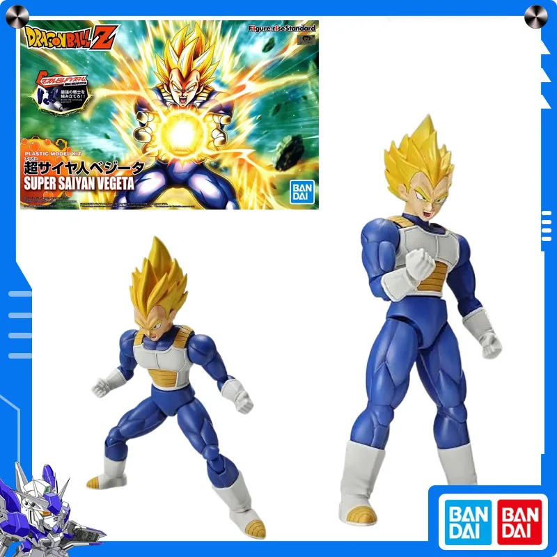 Bandai – figurine originale Super Saiyan Vegeta (renouvellement), Dragon Ball, figurine d'action Standard, modèle d'assemblage, ornement de collection