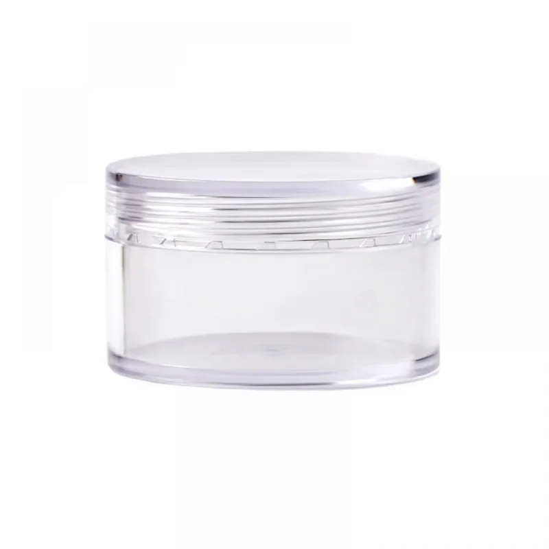 50G Face Cream Jars Packing Box Round Transparent Mask Tins Cosmetics Container