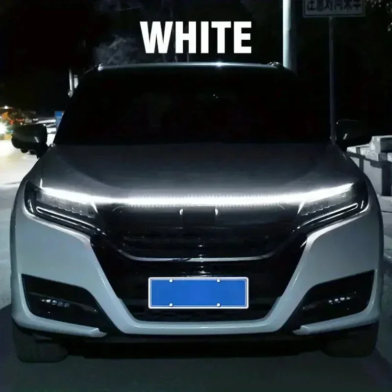 

Car Led Light Strip Scan Starting for Hood Flexible Strip Decor Lamp Fit Car Daytime Running Light Waterproof Constant DRL ligh