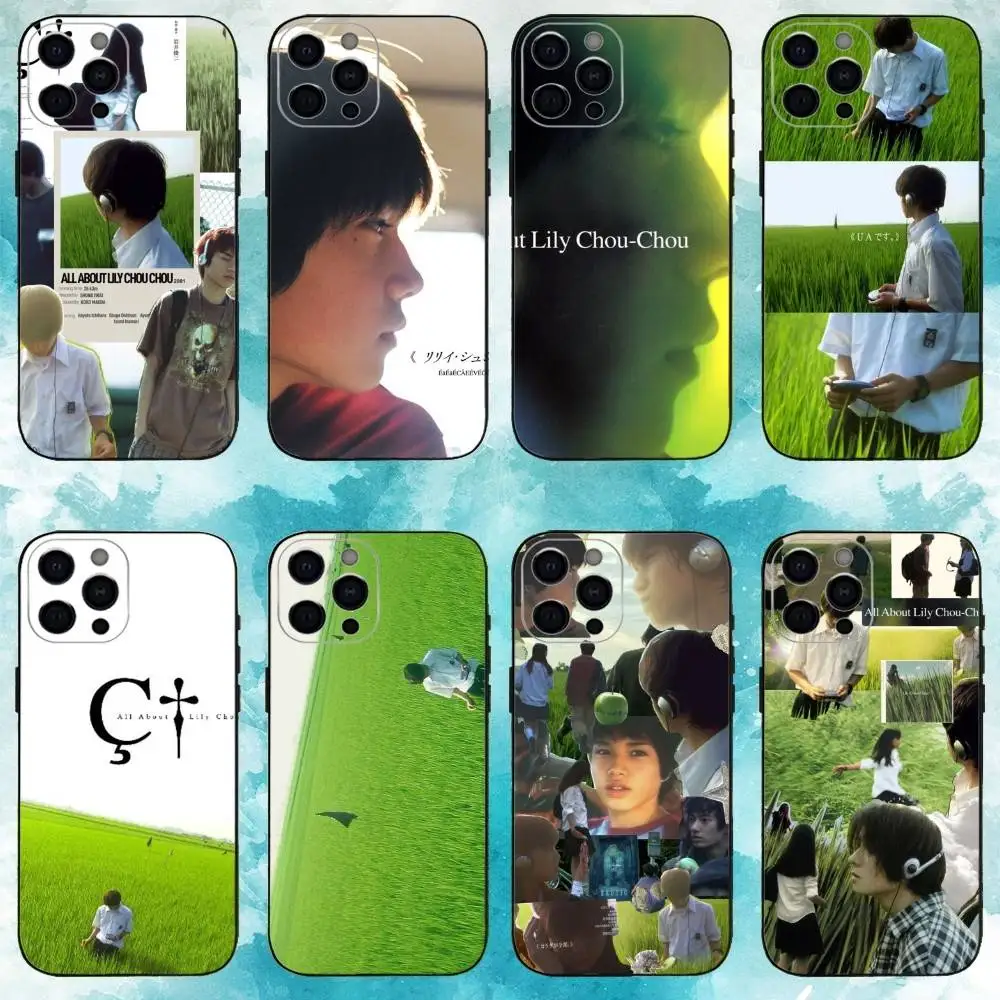 

All A-About L-Lily C-Chou-Chou Phone Case For iPhone17,16,15,14,13,12,11 Plus,Pro Max Soft Black Cover