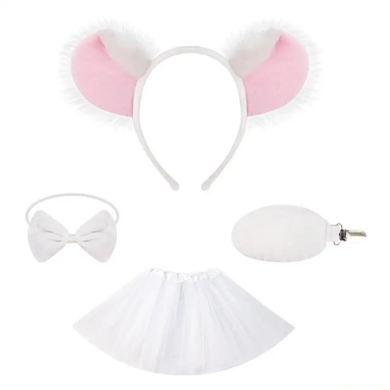 31BF Friendly Animal Hair Accessories Cartoon Koala Design Halloween Costume Props For Childrens Stage Performances