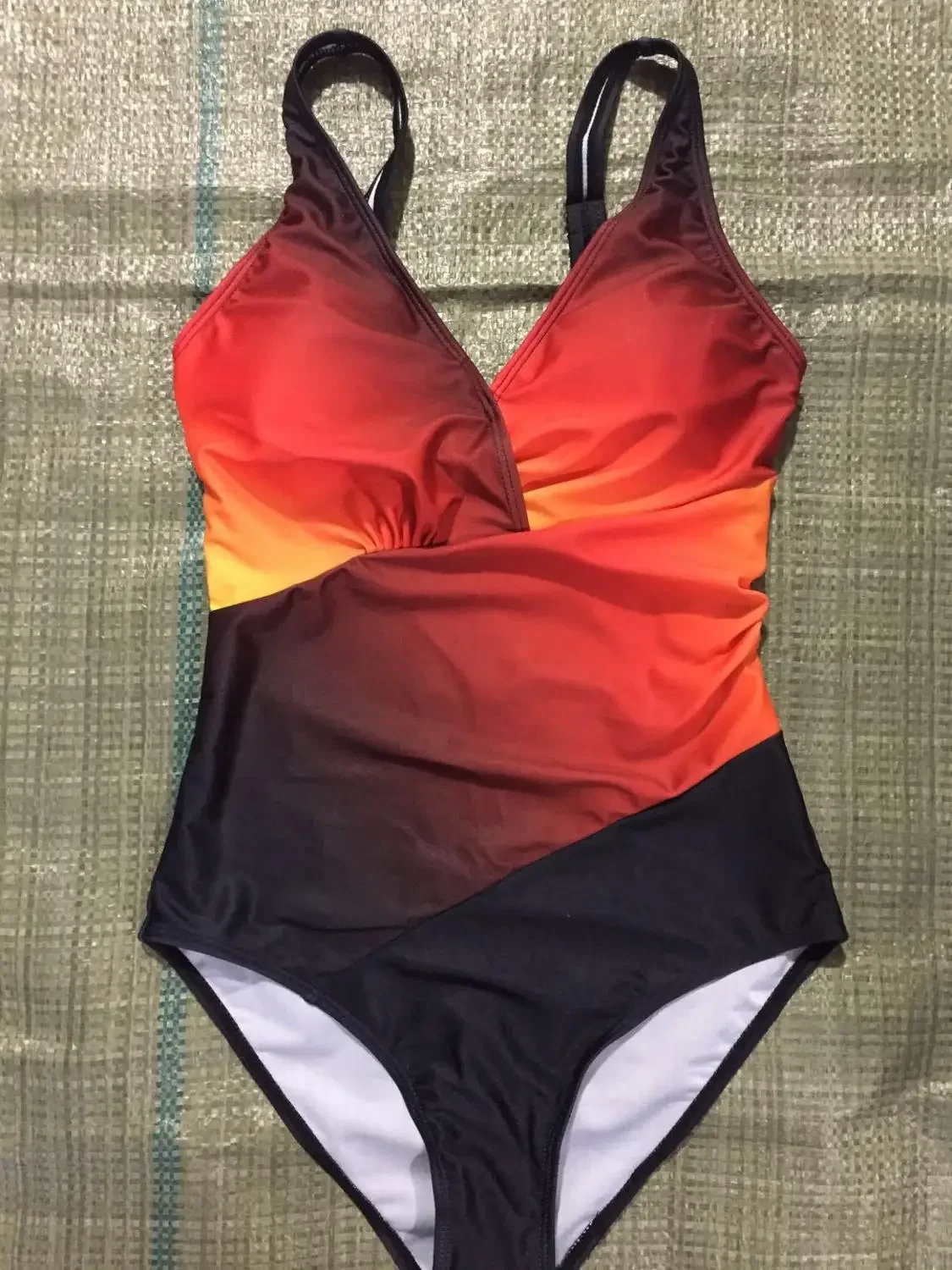 Maillot de bain une pièce, taille basse, bikini sexy, bohème, rembourré, vêtements de plage, été, 2024