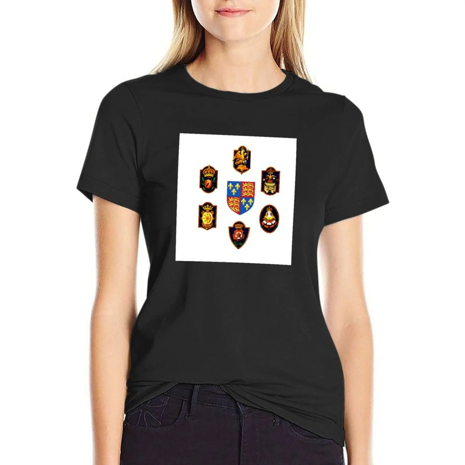 

6 Wives (Symbols) T-Shirt plain tees new edition vintage clothes womans clothing