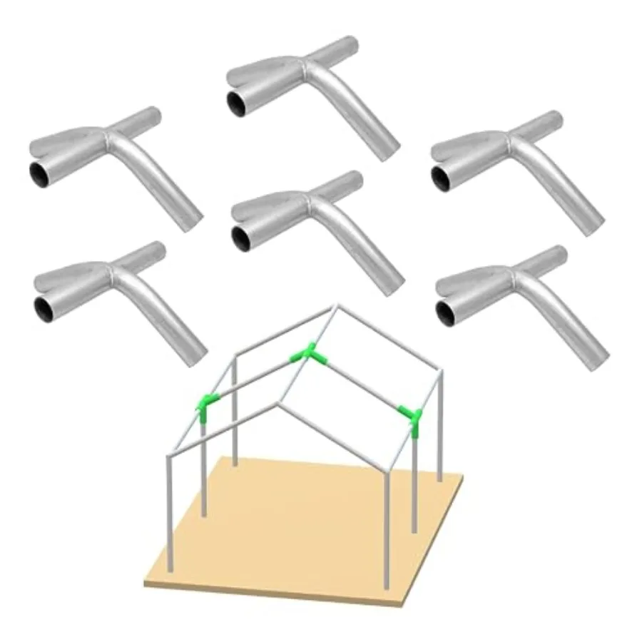 

Canopy Fittings 1-3/8 High Peak Carport Connectors 3 Way 4 Way Set for Shelter Deck Shed Frame 6/Pack 4-Way Galvanized - Durabl