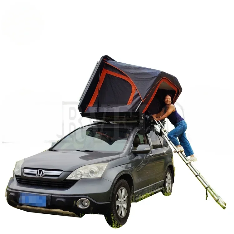 

Roof Tops Tents 1-2People Family Hiking Outdoors Camping Aluminum Alloy Hard Shell Roof Top OEM