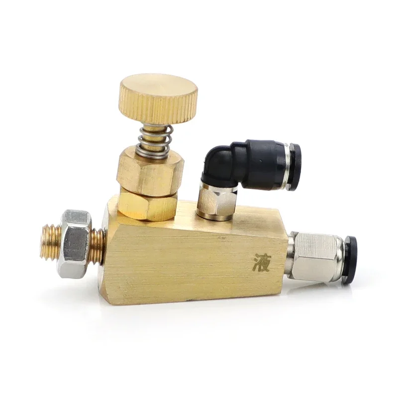 

Adjustable siphon air atomizing nozzle Edge bander Cleaning device Accessories Stripping agent