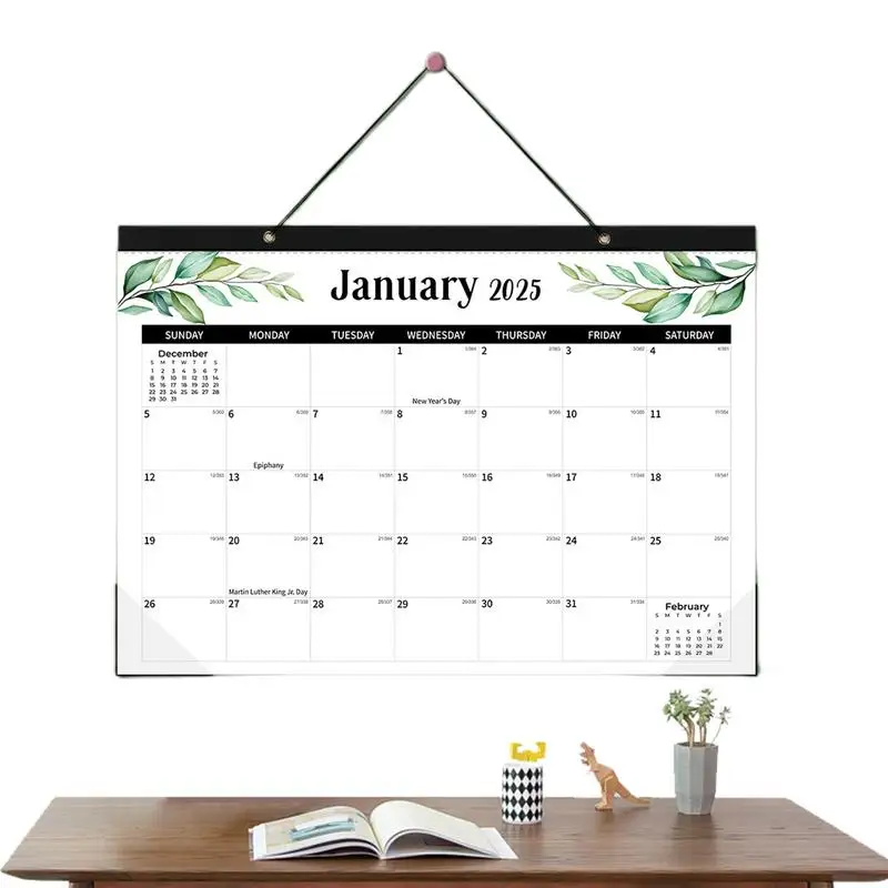 Month To View Wall Calendar Large Wall Month Schedule Wall Month Organizer Planner With Hunging Strings For Home Living Room