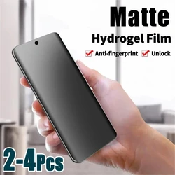 2-4Pcs Matte Flexible Silicone Hydrogel Film for Realme 13 Pro Plus Frosted Screen Protector Realme 12 11 10 P1 GT6 GT5 Pro Film