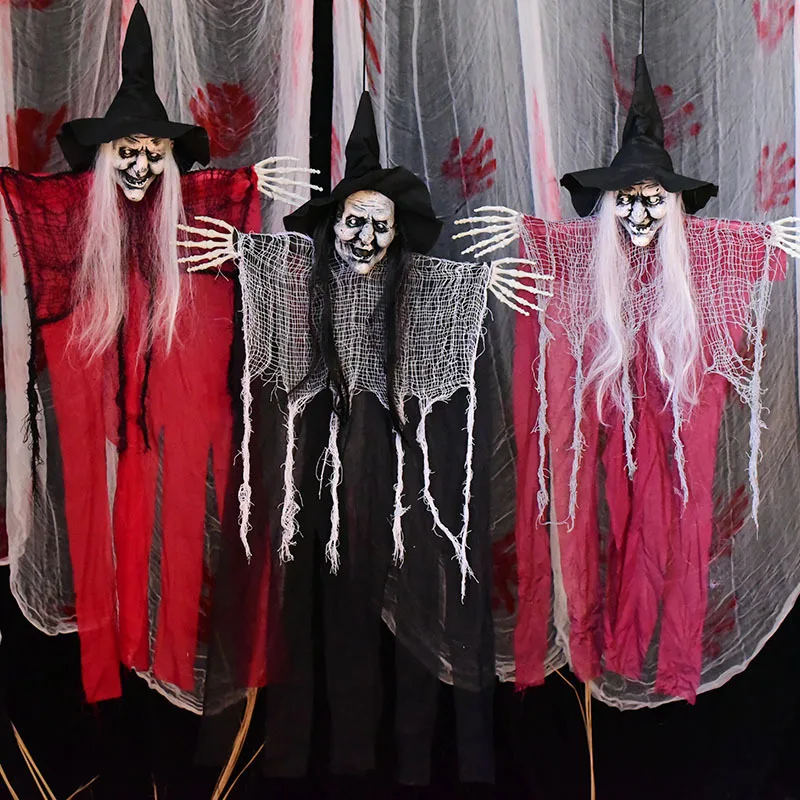 

Halloween Decoration Party Accessories Witch Ghost Hanging Ghost Horror Party Supplies Ambient Props For Halloween Decoration