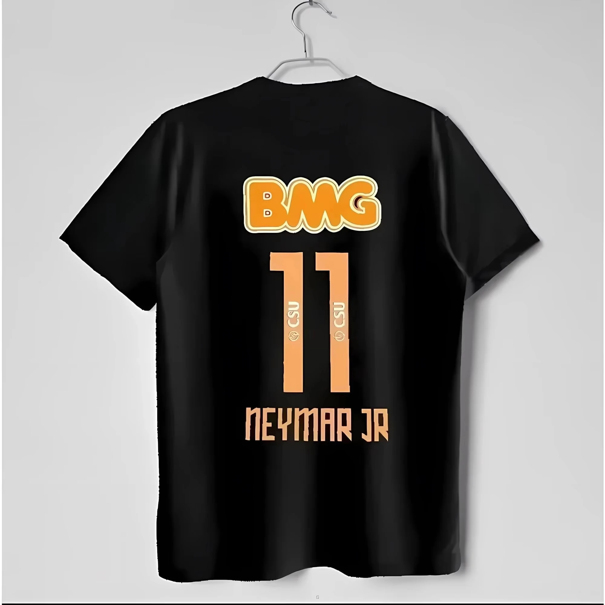 

2026 Spring and Summer BMG Neymar Jr 11 Official Soccer Jersey:Premium Football Fan Gear,pure Cotton T-shirt Ins Y2k New