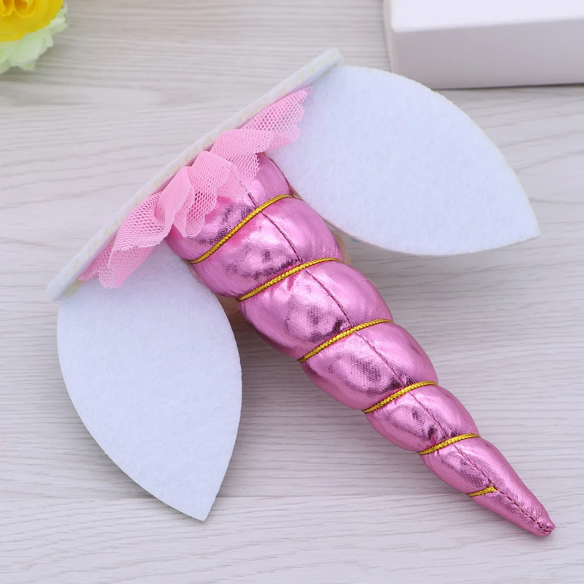 

Unicorn Cake Toppers Decorative Picks Birthday Party Supplies Pink Flower Theme Wedding Baby Shower Cake Decorations
