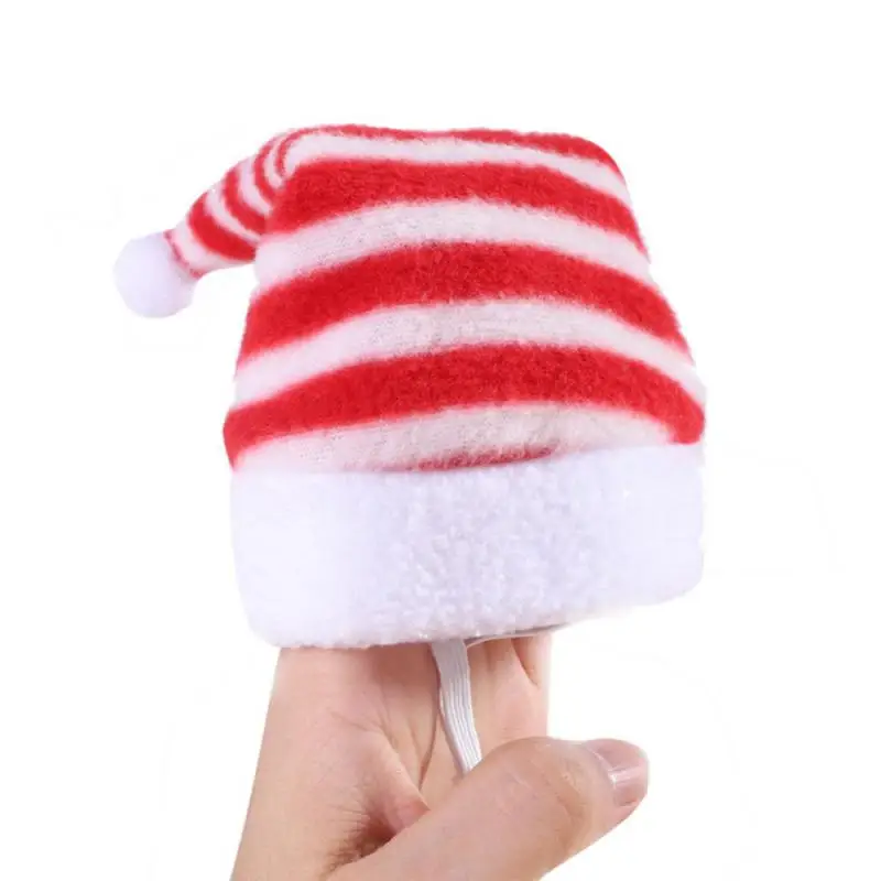 Cat Dog Christmas Hat Winter Warm Pet Cat Dog Santa Claus Hat Christmas Xmas New Year 2024 Plush Navidad Natale Pet Costumes