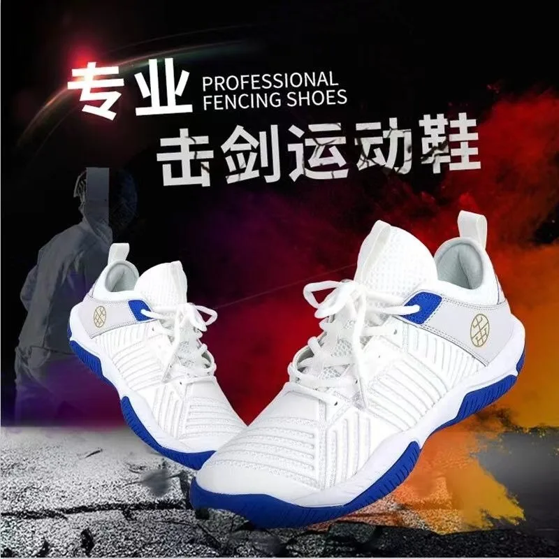 Comfortable Wear-resistant Sports Shoes Men's Women's Competition Competitive Training Shoes Large Size Multi-color Fencing Shoe