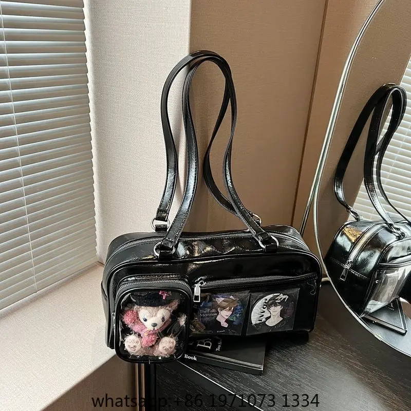 New JK Uniform Shoulder Bag Preppy Style Fashion Casual Armpit Bag Bolsos Mujer Sweet and Cool Ulzzang Ita Dolls
