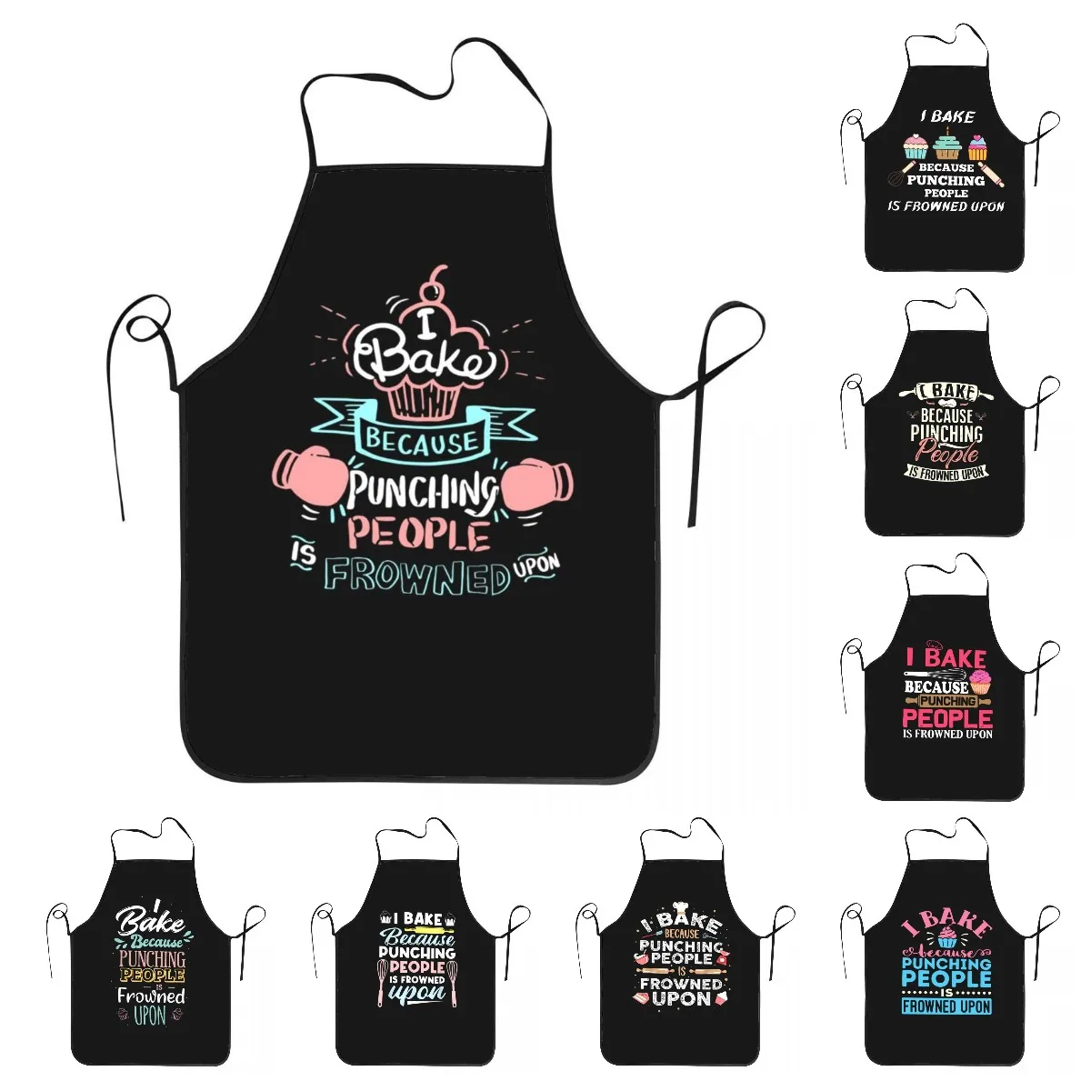 Unisex Funny Baking Apron Kitchen Chef Cooking Baking Bib Women Men Cute Bakers Gifts Tablier Cuisine for Gardening