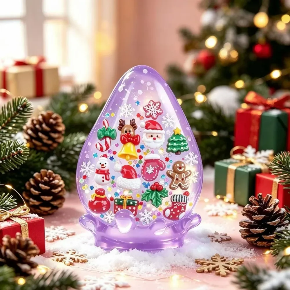 Neues NeeDoh Weihnachts-Sensorik-Fidget-Spielzeug, Stressabbau-Entspannungsspielzeug, Weihnachts-Adventskalender-Überraschung, Feiertagsgeschenk* – Detail 12