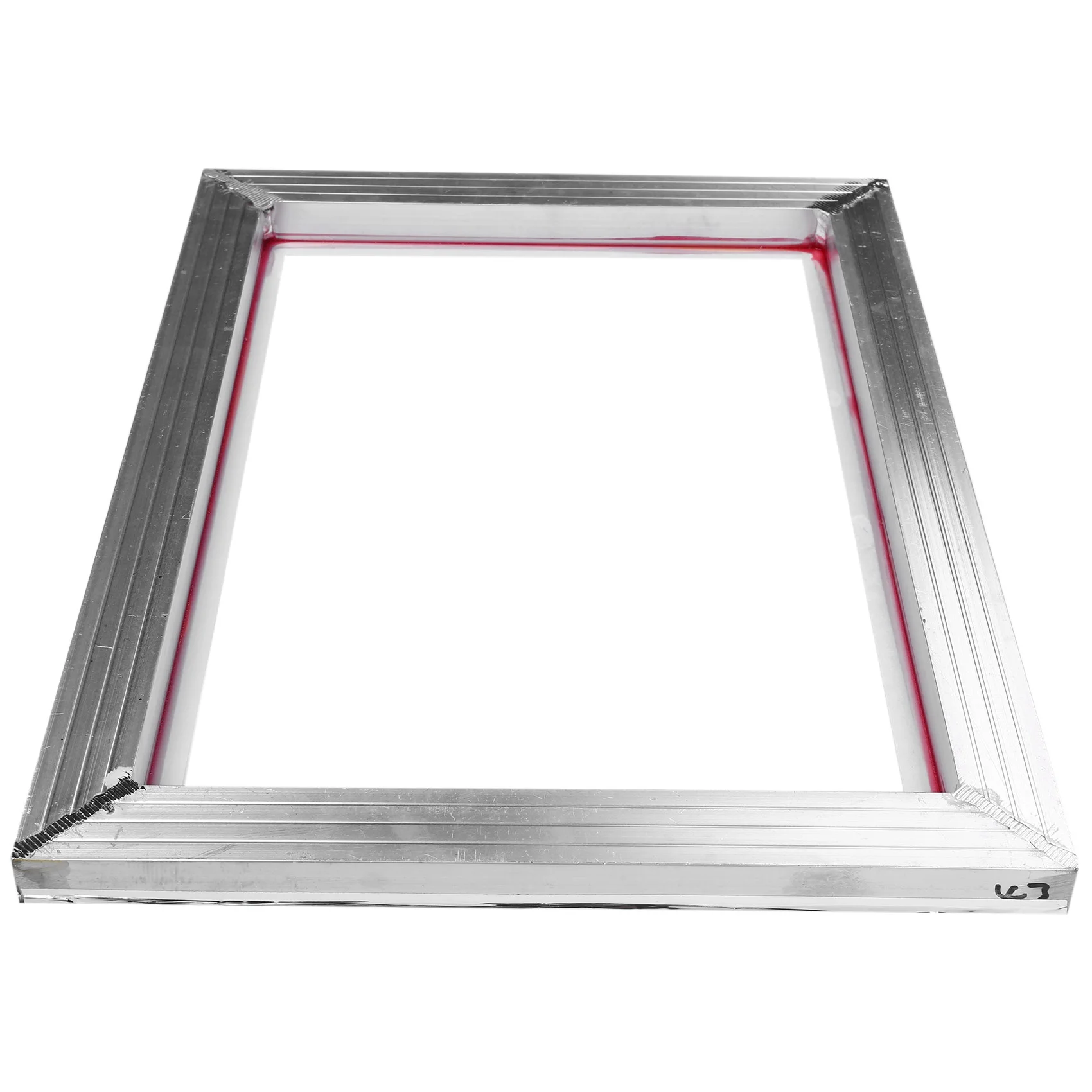 

A76X-A3 Screen Printing Aluminum Frame 31X41cm With White 43T Silk Print Polyester Mesh For High-Precision Printed Circuit Board