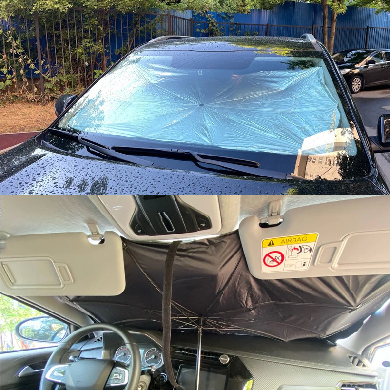 

Windshield Sunshade Car Front Window Heat Insulation UV Protection Umbrella For Hot Summer Outdoor Parking Interior Accessories