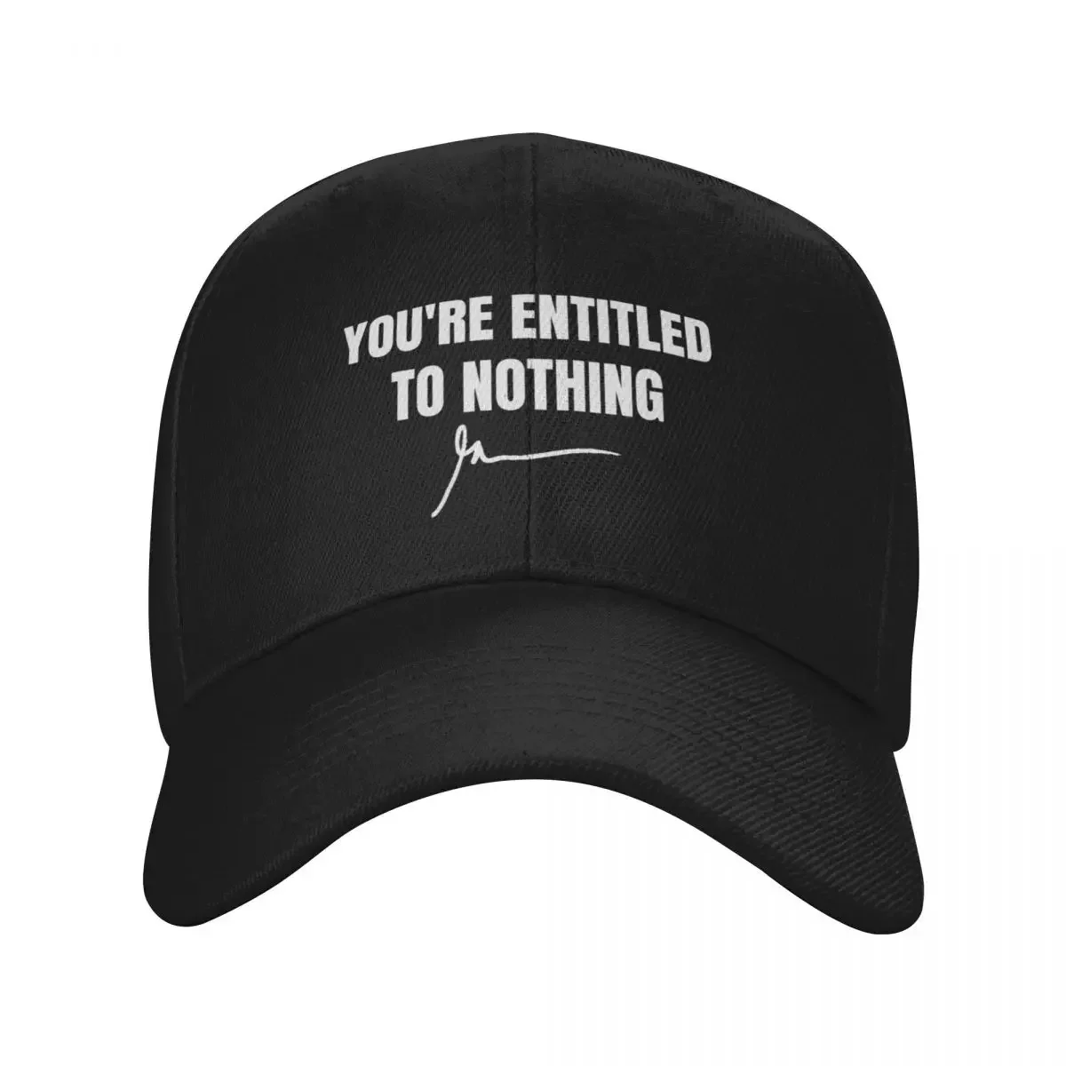 youre entitled to nothing Baseball Cap Luxury Cap Sunscreen Women's Hats For The Sun Men's