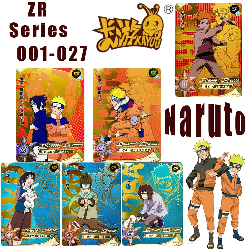 

Kayou Naruto Uchiha Sasuke Hyuuga Hinata Anime characters game Collection flash card Christmas birthday gift Board game toy card