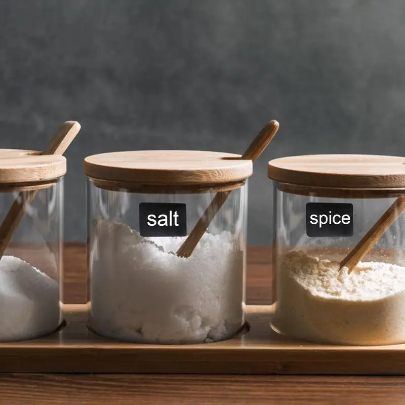 الطباشير مجلس تسميات ملصقات للمطبخ ، السبورة السوداء ، تسمية المطبخ ، مقاوم للماء ، الغسيل