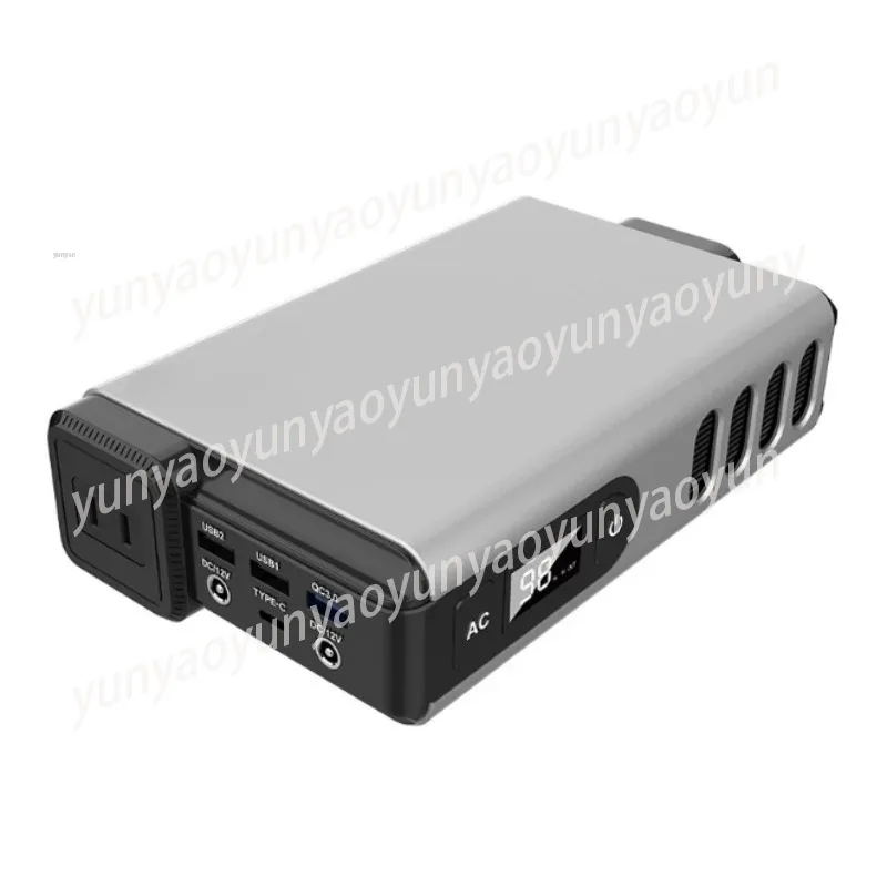 100W PD USB C Portable Power Bank Built-in US JP Plug Emergency Laptop Charger for Outdoor Use