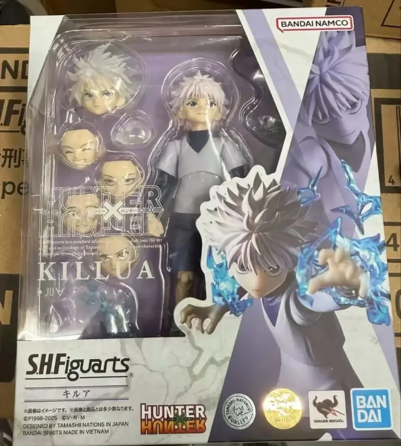 

Original Bandai Shf Hunter x Hunter S.H.Figuarts Killua In Stock Anime Action Collection Figures Model Toys