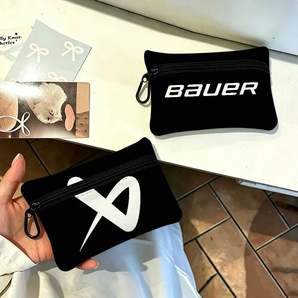 B-Bauer Daily Carry Oxford Fabric Small Coin Purse Multi-use Storage Pouch For Keys Cards Coins