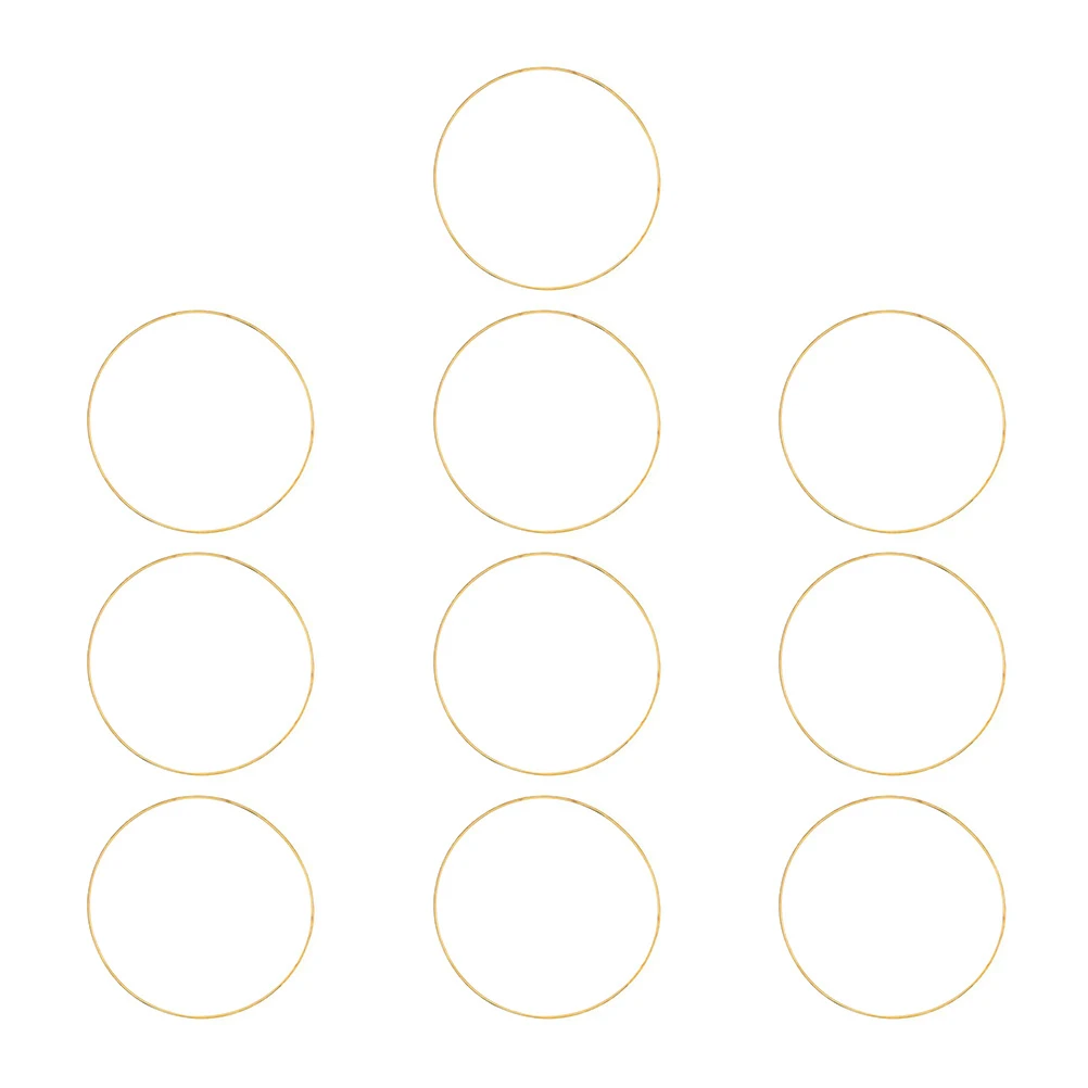 

10 Pcs Catcher Hoops Dreamcatcher Ring Decorations for Crafts Rings DIY Metal